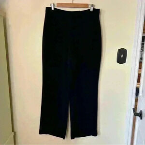 New York and Company Wide Leg Dress Pant Black Size 14